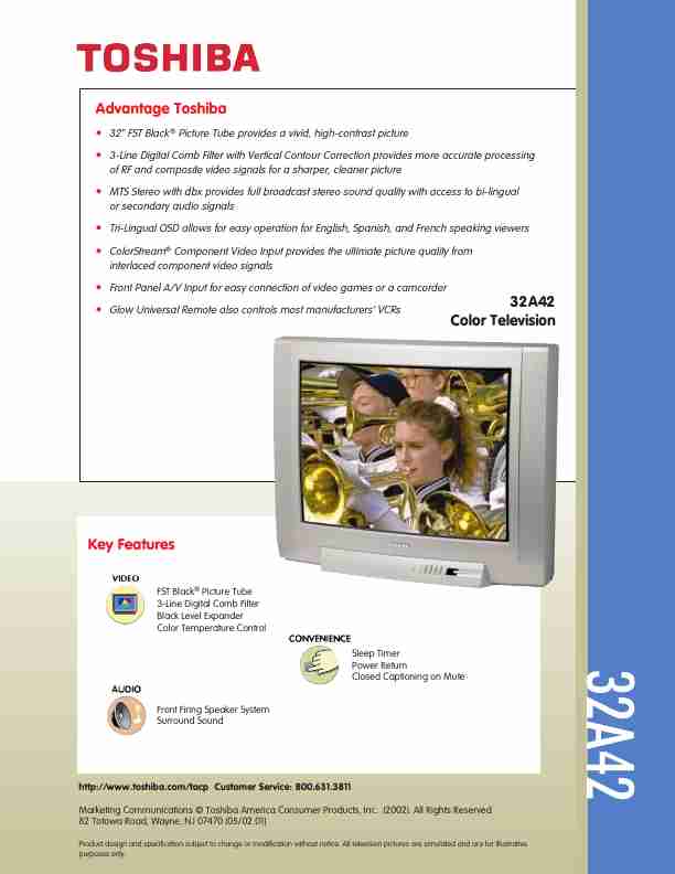Toshiba CRT Television 32A42-page_pdf